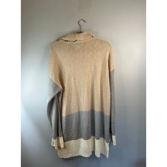 Wonderfly Tan and Gray Long Sleeve Sweater Size XL - Picture 4 of 4